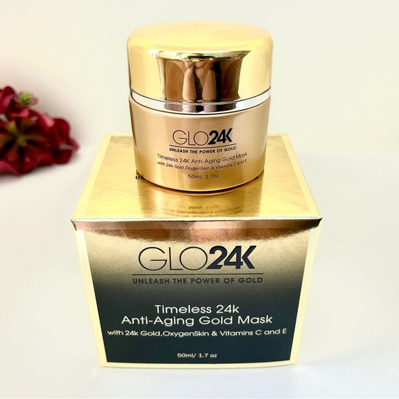 GLO24K 24K Anti-Aging Hydrating & Lifting Mask - Picture 1 of 5
